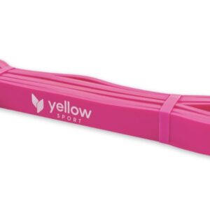 Exercițiu cauciuc galbenPOWER Band roz rezistență 11-23 kg